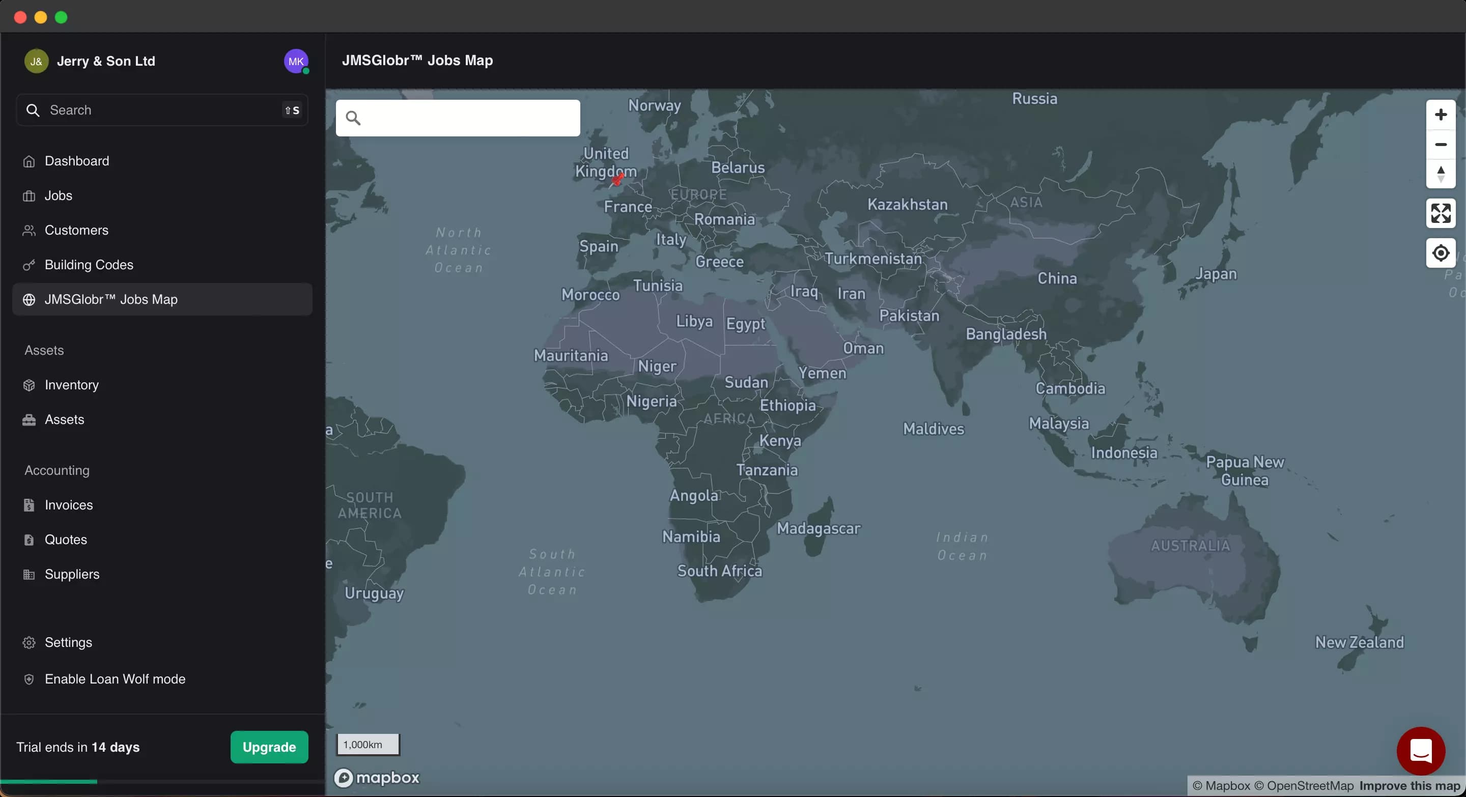 JMSGlobr™ Mapping Solution screenshot